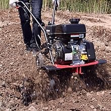 SPLENDOR Gas Powered Tiller 4 Cycle Engine 212CC Working Width Adjustable 13in-22in-33.5in