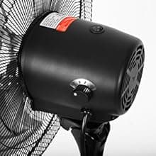 BILT HARD 3900 CFM 18" High Velocity Pedestal Oscillating Fan, 3-Speed Heavy Duty Metal Standing Shop Fan with Aluminum Blades for Commercial, Residential, and Garage, UL Listed