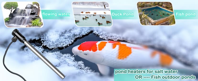 1800W Titanium Portable Fully Submersible Electric Pool And Hot Tub Immersion Water Heater - Gfci Plug, Thermostat For Bathtub, Inflatable, Swimming Above Ground Pools,Baptistry, Baptismal Pool