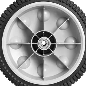 12 Inch 734-04019 Rear Wheel Replacement for MTD 734-04127, Lawn Mower Wheel 12" x 2.125" S-Wave Wheel Tire Compatible with Most Troy Bilt Walk-Behind Push Lawn Mower, 2 Pack