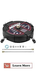 Tool Daily Foam Cannon with 1/4 Inch Quick Connector, 1 Liter, 5 Pressure Washer Nozzle Tips