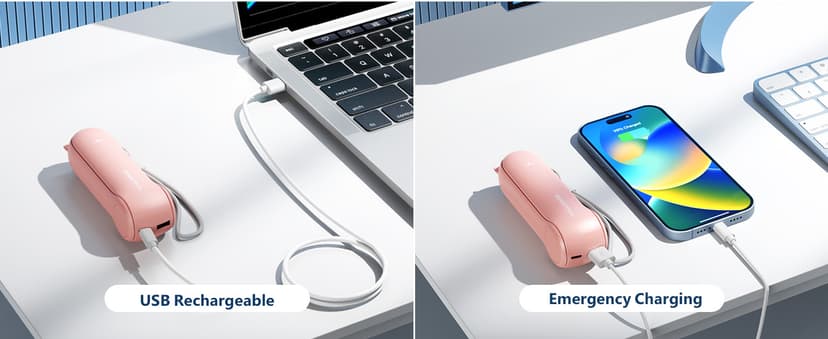 SWEETFULL Portable Misting Fan, Handheld Personal Mister, Mini Spray Water Mist, Kids Women Fan For Travel, Outdoors, Hiking, Camping, Home Office (Pink)