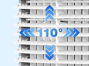 Air Choice Portable Evaporative Air Cooler, 1800 CFM Swamp Cooler with 6 Ice Box & 5.3 Gal Water Tank, 110° Swing, 3 Speeds, Upgraded Remote, 12H Timer, 3-in-1 Air Cooling Fan for Outdoor Indoor, Gray