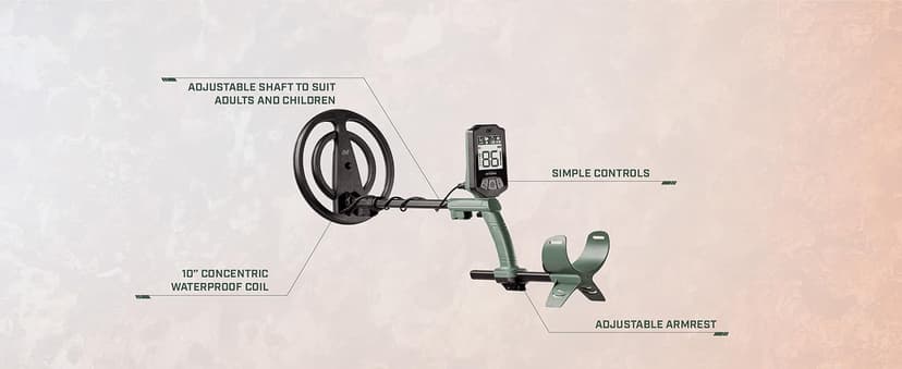 MINELAB X-Terra Intrepid, All-Terrain Professional Pinpointing Metal Detector for Adults with Waterproof Coil, 2 Detect Modes, and Clear Target IDs