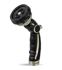 RESTMO 36” Long Watering Wand, Metal Garden Hose Wand with 180° Swivel Head and 10 Spray Patterns, 3ft Heavy Duty Hose Nozzle Sprayer with Thumb Flow Control, Ideal to Water Hanging Baskets, Shrubs