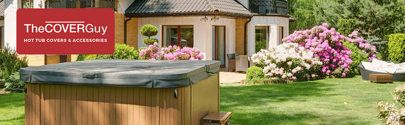 The Cover Guy Hot Tub Cover | Replacement Spa Covers with UV Protected Vinyl + High Density Foam | Energy-Saving Cover for All Climates | Fits Square Tubs with 82-84" Sides and 6" Corners | Espresso