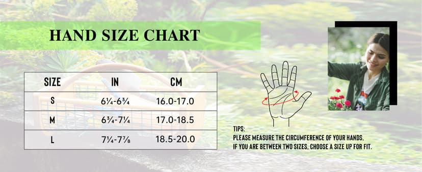 HLDD HANDLANDY Work Gloves for Women and Ladies, Leather Gardening Gloves Flexible Mechanic Working Gloves