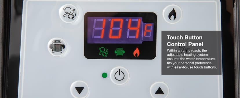 INTEX SimpleSpa Inflatable Hot Tub, 4 Person Jet Massage Spa with Built-in Pump