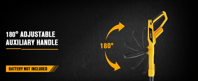 Cordless String Trimmer Compatible with Dewalt 20V Battery, 12-Inch Weed Wacker Cordless, Auto Line Feed, Electric Weed Eater Battery Powered, Grass Trimmer with 2 Replacement Spool