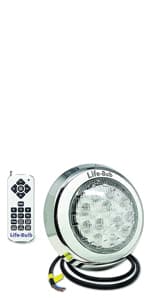 Smart Pool LED Pool Lights for Inground Pool, Wall Mounted, Color Changing with Remote - 75ft Cable, Works with Remote or Phone App - iOS/Android Compatible, Lifetime Replacement Program