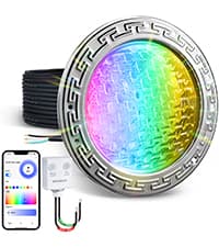 SURAIELEC 12V AC Pool Lights for Inground Pool, 10 inch Underwater Pool Light Replacement, 35W LED, 3000LM, 6000K Cool White, Swimming Pool Light for Pentair Wet Niches, 50FT Cord