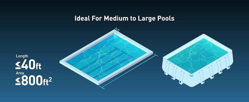 KOKIDO Rechargeable Heavy Duty Pool Leaf Vacuum, 62GPM Powerful Suction, Standard and Fine Oversized Filter Bags, Commercial Power Vac for Leaves and Debris, for Inground and Above Ground Pools XV910