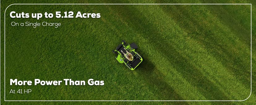 Greenworks 80V 60" Zero Turn, (2) 12.0Ah + (4) 8.0Ah Batteries + Wall Charger