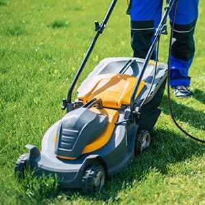 DEWENWILS 25 FT 14/3 Gauge Extension Cord Outdoor Tri-Tap Extension Cord Splitter, Heavy Duty Power Cable SJTW 15 Amp for Multiple Appliances, LED Lighted Plug, ETL Liste