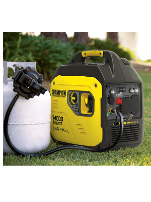 Champion Power Equipment 4000-Watt Dual Fuel RV Ready Portable Inverter Generator with Quiet Technology and CO Shield