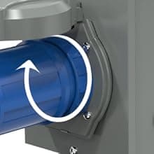 50 Amp Generator Cord and Power Inlet Box, 20FT Generator Extension Cords 50 Amp,125V/250V Generator Power Cord NEMA14-50P/SS2-50R Twist Lock Connector