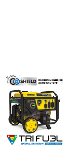 Champion Power Equipment 15,000-Watt Electric Start Tri Fuel Home Backup Portable Generator with CO Shield