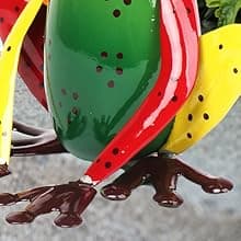 Metal Garden Decor Yard Art for Outside Set of 2 Cute Big Frogs Lawn Patio Ornaments Backyard Decorations Garden Gifts for Mom - (Yellow,Green)