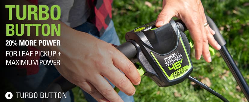 Greenworks 48V (2 x 24V) 20" Brushless Cordless (Push) Lawn Mower (LED Headlight), (2) 4.0Ah Batteries and Dual Port Rapid Charger Included (125+ Compatible Tools)