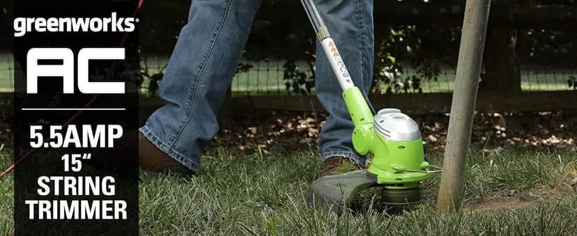 Greenworks 5.5 Amp 15" Corded Electric String Trimmer