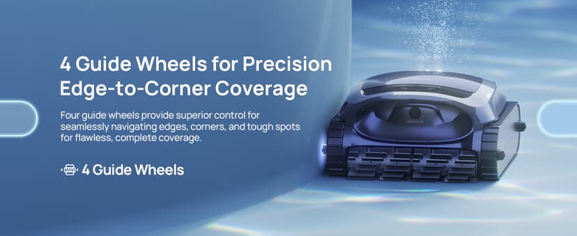 Beatbot AquaSense 2 Cordless Robotic Pool Vacuum Cleaner, Smart Surface Parking, Double-Pass Waterline Scrubbing, Cleans Floor, Walls, and Waterline, Above & In-Ground Pools up to 3,230 sq.ft - Blue