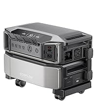 EF ECOFLOW DELTA Pro Ultra with Smart Home Panel, 6000Wh Power Station, 120/240V 7200W AC Output, Lifepo4 Home Battery Backup Expandable to 90kWh, 2H to Full Charge, Solar Generator for Home Use, RV