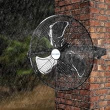 BILT HARD 4300 CFM 18 in. Outdoor Wall Mount Fan, 3-Speed Waterproof Wall Fan Industrial Grade High Velocity Outdoor Fans for Patio, Commercial, Garage, and Gazebo Use- UL Listed Black