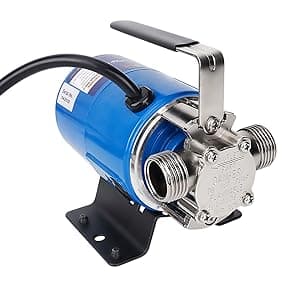 Garden Pump With Hose, 115V 1/10HP 330GPH Mini Electric Water Transfer Pump Waterbed Drain Pump, With Suction Hose Kit.