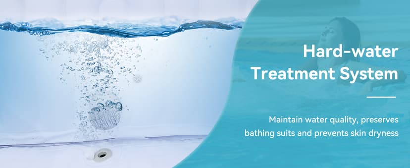 4-6 Person Inflatable Hot Tub, Large Square Portable Blow up Hot Tub, Leak-Proof PVC Outdoor Spa with 130 Air Jets, Insulated Cover and Heater Pump, 73” X 73”X 25”