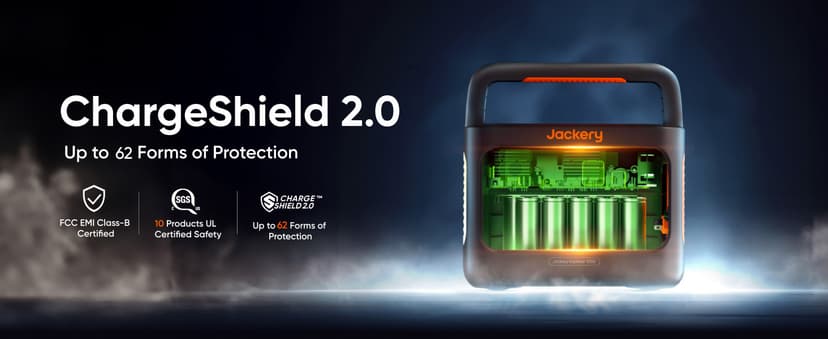 Jackery Explorer 1000 v2 Portable Power Station(2024 New),1070Wh LiFePO4 Battery,1500W AC/100W USB-C Output, 1 Hr Fast Charge, Solar Generator for Outdoor Camping,Emergency, RV, Off-Grid Living