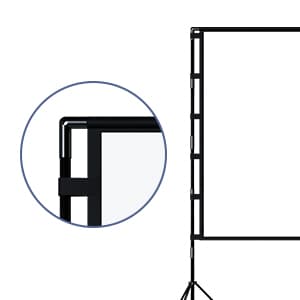 Projector Screen and Stand, Wootfairy 120 inch Foldable and Portable Projection Screen 16:9 4K HD Rear Front Wrinkle-Free Movie Screen with Carry Bag for Indoor Outdoor Home Theater Backyard Cinema