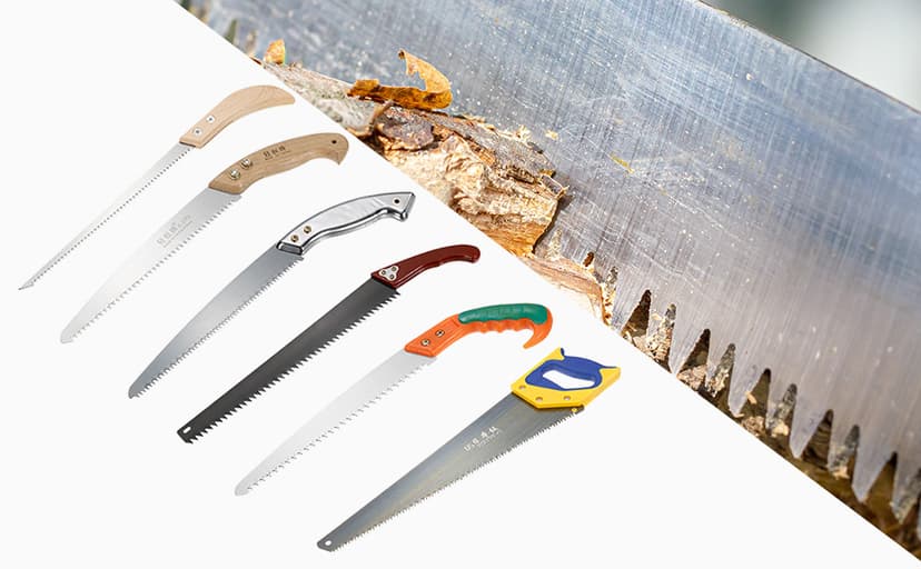 uxcell 24 Inch Pruning Saws, Straight Blade Hand Saw Wood Handle for Camping Garden Wood Tree Branches Trimming