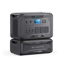 BLUETTI Solar Generator 2 Apex 300 & 2 B300K (2025 New), 11kWh LFP Battery Backup with 12 7680W AC Outlets, 120V/240V Dual Voltage Output, Ultimate Modular Power for Home and Emergency Backup