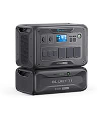 BLUETTI Solar Generator AC500 & B300K Expansion Battery with 2 200W Solar Panels Included (Ships Separately), 2,764.8Wh Portable Power Station w/ 6 5,000W AC Outlets, LFP Power for Home Use