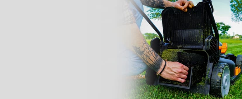 WORX 40V 17" Cordless Lawn Mower for Small Yards, 2-in-1 Electric Mower Cuts Quiet, Compact & Lightweight Push Lawn Mower with 7-Position Height Adjustment – 2 Batteries & Charger Included