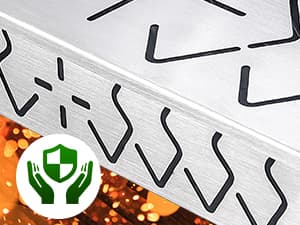 Smoker Box for Gas Grill, 2-Pack Stainless Steel Wood Chip Boxes with Hinged Lids, BBQ Smoke Box for Charcoal & Gas Grills, Adds Smoky Flavor, Easy to Use