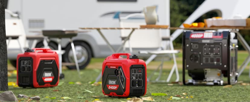 ERAYAK 2400W Portable Inverter Generator for Home Use, Super Quiet Small Generator for Camping Outdoor Emergency Power Backup, Gas Powered Engine, EPA Compliant