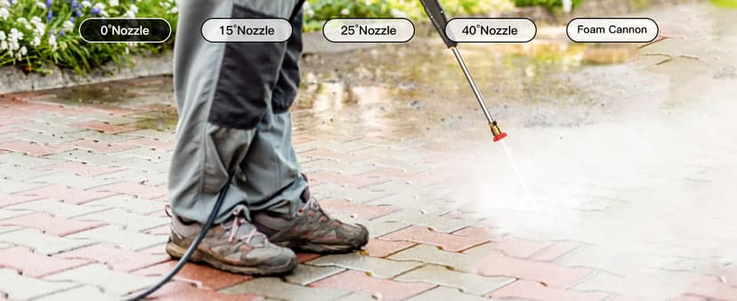 4800PSImax 3.2GPM Pressure Washer Powered - Electric Power Washer for Cars Washing with 25FT Pressure Hose, Blue