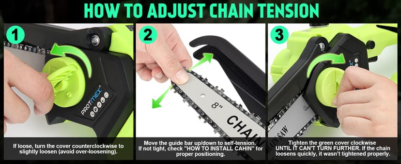 2-in-1 Cordless Pole Saw 8 Inch&Mini Chainsaw, with 2×4.0Ah 21V Battery and Charger, Brushless Motor, Total Reach of Max 15ft, Electric Pole Saw for Tree Trimming and Hedge Cutting