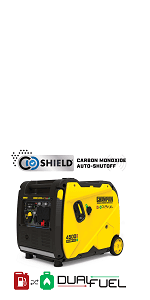 Champion Power Equipment 4000-Watt Dual Fuel RV Ready Portable Inverter Generator with Quiet Technology and CO Shield
