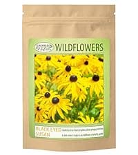 Drought Tolerant Wildflower Seed Mix, Covers 325 Sq Ft, 15 Flower Varieties, Over 67,000 Seeds, Created By Nature