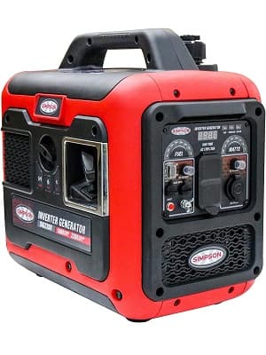 SIMPSON Cleaning SIG2218 Portable Gas Inverter Generator Power Station for Camping, RV, Home Use, Construction, and More, 2200 Starting Watts 1800 Running Watts