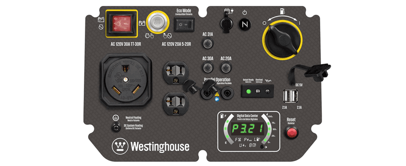 Westinghouse 5000 Peak Watt Super Quiet Portable Inverter Generator, Remote Electric Start with Auto Choke, Wheel & Handle Kit, RV Ready, Gas Powered, Parallel Capable