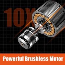 Pruning Shear Battery Powered, Kebtek Cordless Portable Electric Pruner with 2Pack 2Ah Rechargable Batteries -16.8V 25MM(0.98Inch) Cutting Diameter