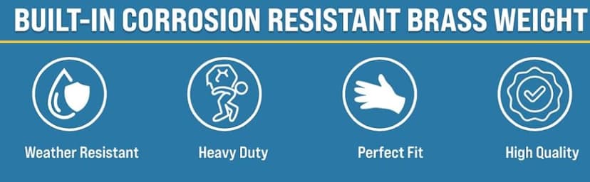 Swimables Pool Skimmer Basket Compatible with Waterway Skimmer Basket 542-3240 for Renegade Skimmers Pool Basket | Built-in Brass Weight | 316 Stainless Steel Handle & Convenient Rubber Grip