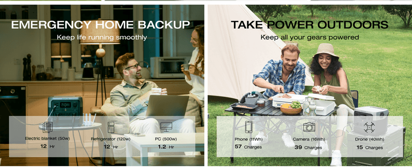 EF ECOFLOW Portable Power Station RIVER 2 Pro, 768Wh LiFePO4 Battery, 70 Min Fast Charging, 4X800W (X-Boost 1600W) AC Outlets, Solar Generator for Outdoor Camping/RVs/Home Use Black