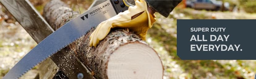 Woodland Tools Co. D-Handle Pruning Saw - Durable Gardening Saw with Ergonomic Grip for Branch Trimming and Deadwood Cutting