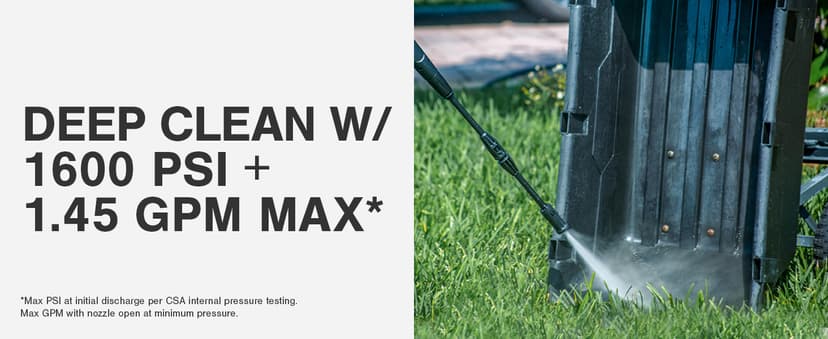 Sun Joe SPX3160 Max 11-Amp Electric High Pressure Washer, w/ Foam Cannon, Swivel Wheels, 0-45 degree Twist Nozzle