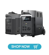 EF ECOFLOW Delta Pro Extra Battery 3600Wh, 2.7H to Full Charge, Battery Backup for Home Use, Blackout, Camping, RV