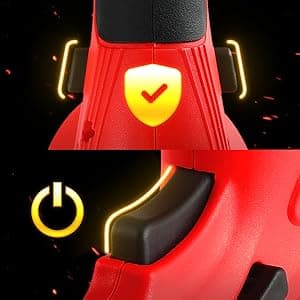 Cordless Hedge Trimmer with Battery (2Pack) and Charger, 2 in 1 Handheld Small Electric Bush Trimmers/Grass Cutter Yard Tool for Shrub/Tree/Lawn, Rechargeable Battery Powered Hedge Clipper for Garden